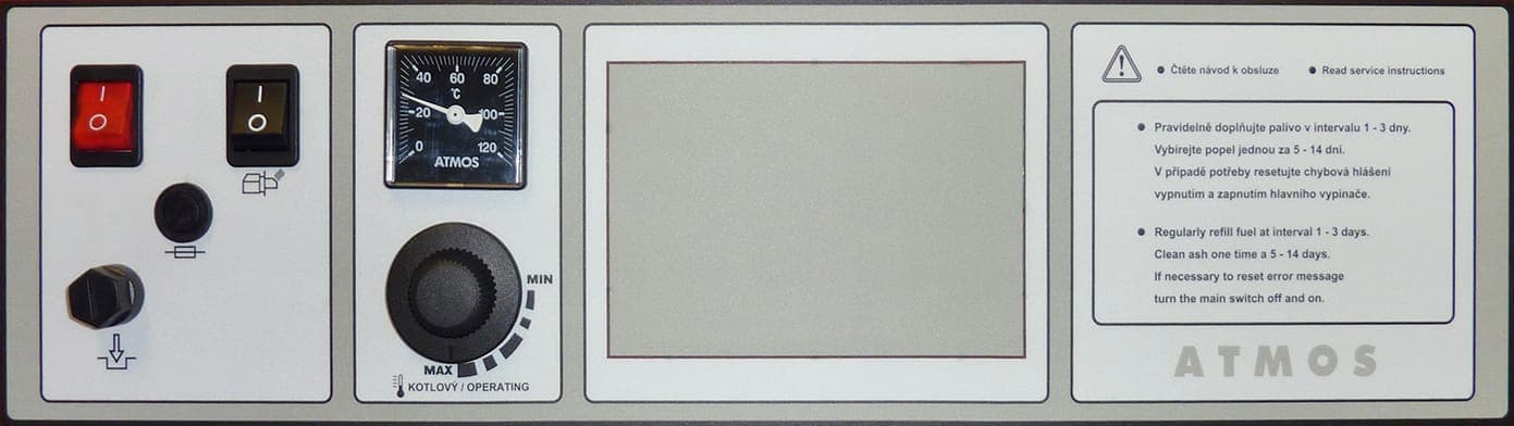 ATMOS D25PX – panel sterowania