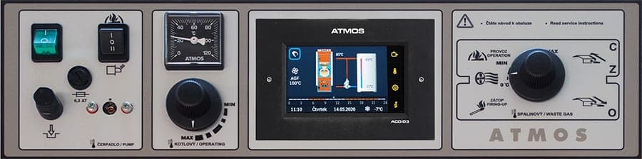 ATMOS DC30SPX – panel sterowania