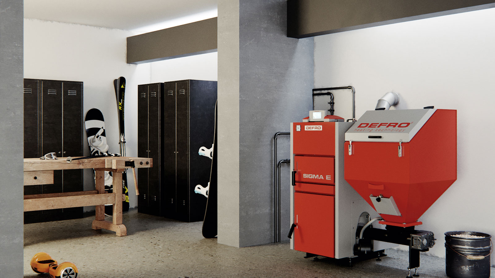 Kocioł na Ekogroszek Defro Sigma E - obrazek 5