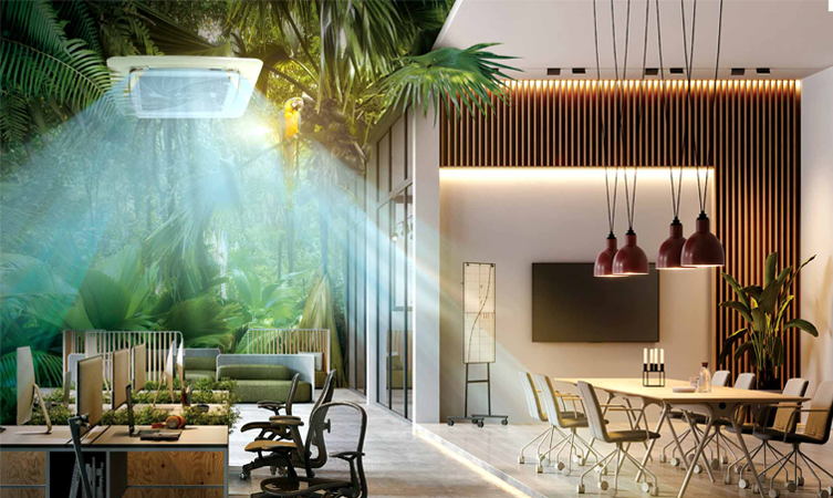 Klimatyzator Haier CASSETTE Mini (4-stronny) - obrazek 4